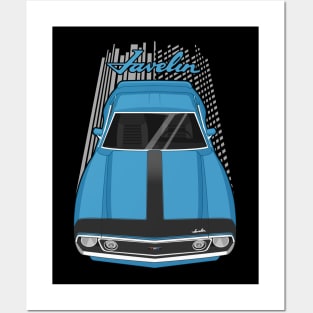 AMC Javelin AMX - Admiral Blue Posters and Art